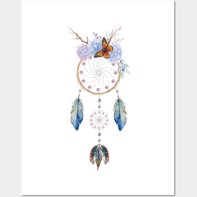 Boho Dreamcatcher Wall Art by Shadowisper